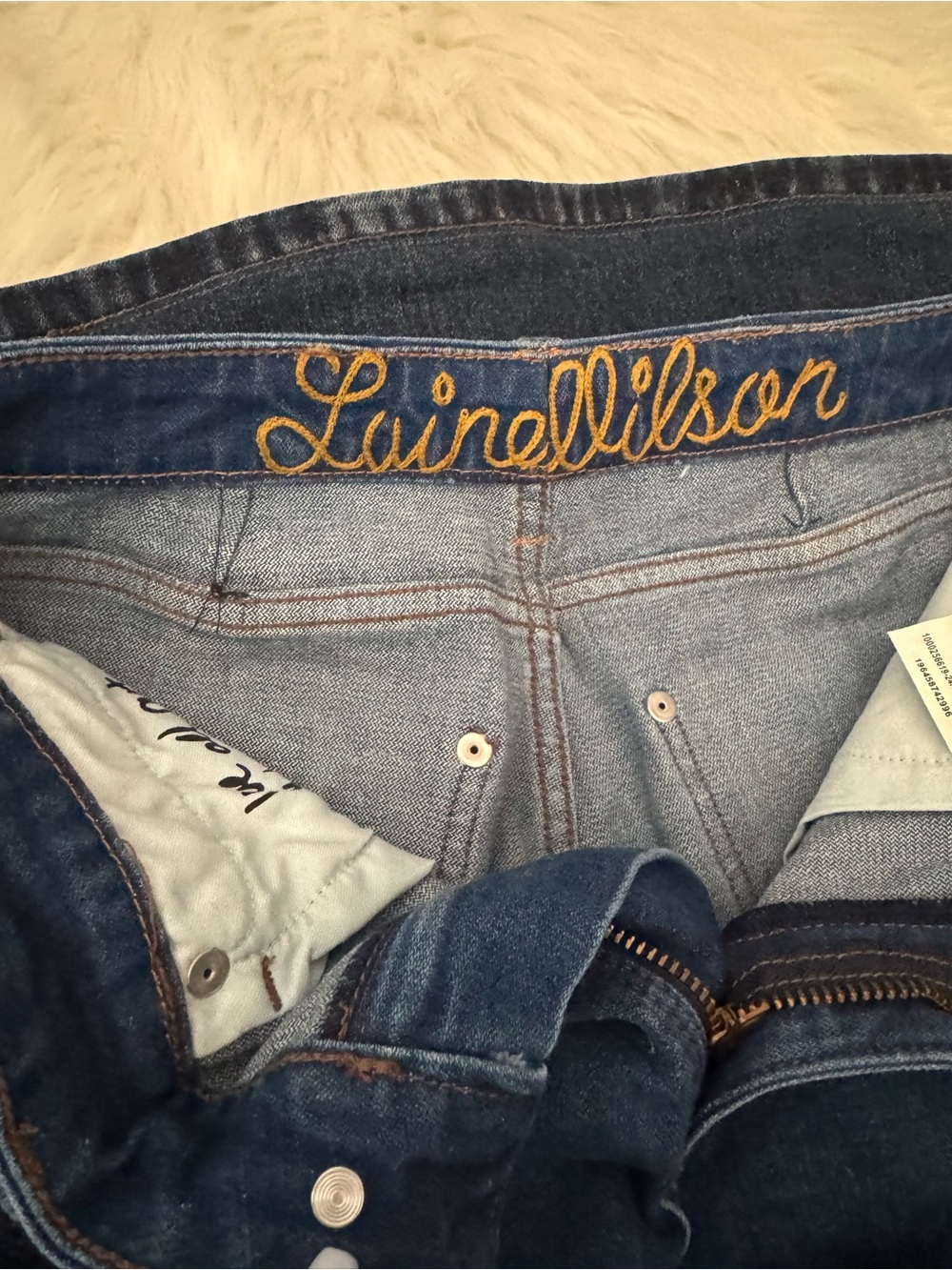 Wrangler x Lainey Wilson Dark Two Tone High Waist Bell Bottom Jeans 27 / 30 - Picture 5 of 7
